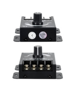 GloboStar® 73316 T4 DC Dimmer High Speed Controller 1 Καναλιού DC 12-24V 1 x 30A 720W – Max 30A 720W – IP20 Μ8.5 x Π6.5 x Υ2cm – 3 Χρόνια Εγγύηση