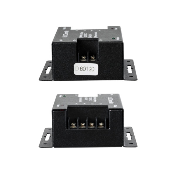 GloboStar® 73351 RFTC-02 DC Dimmer High Speed Controller 2 Κανάλιων DC 12-24V 2 x 6A 288W – Max 12A 288W – IP20 Μ8.3 x Π8.3 x Υ3.2cm – 3 Χρόνια Εγγύηση