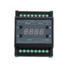 GloboStar® 73372 AC Triac DMX Dimmer Din Rail Ράγας 3 Καναλιών AC 100-240V 3 x 1A 220W – Max 3A 660W – IP20 Μ8 x Π9 x Υ6cm – 5 Years Warranty