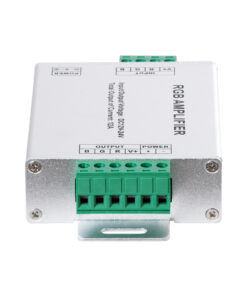 GloboStar® 73392 DC Power & Signal High Speed Amplifier Ενισχυτής Ισχύος & Σήματος Υψηλών Ταχυτήτων 3 Καναλιών DC 12-24V 3 x 4A 96W – Max 12A 288W – IP20 RGB Μ10.5 x Π6.5 x Υ2.5cm – 2 Years Warranty