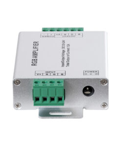 GloboStar® 73392 DC Power & Signal High Speed Amplifier Ενισχυτής Ισχύος & Σήματος Υψηλών Ταχυτήτων 3 Καναλιών DC 12-24V 3 x 4A 96W – Max 12A 288W – IP20 RGB Μ10.5 x Π6.5 x Υ2.5cm – 2 Years Warranty