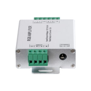 GloboStar® 73392 DC Power & Signal High Speed Amplifier Ενισχυτής Ισχύος & Σήματος Υψηλών Ταχυτήτων 3 Καναλιών DC 12-24V 3 x 4A 96W – Max 12A 288W – IP20 RGB Μ10.5 x Π6.5 x Υ2.5cm – 2 Years Warranty
