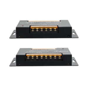 GloboStar® 73394 DC Power & Signal High Speed Amplifier Ενισχυτής Ισχύος & Σήματος Υψηλών Ταχυτήτων 4 Καναλιών DC 5-24V 4 x 8A 768W – Max 32A 768W – IP20 – Μ14.5 x Π7.5 x Υ2.5cm – 3 Χρόνια Εγγύηση