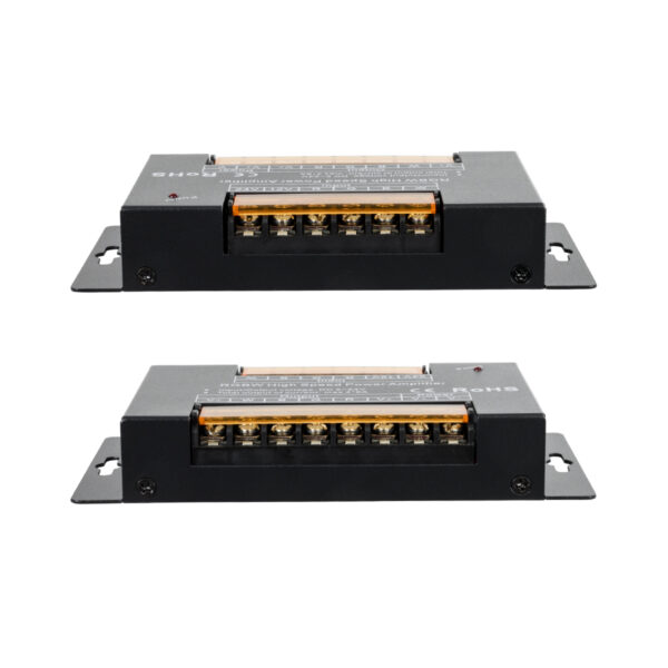 GloboStar® 73394 DC Power & Signal High Speed Amplifier Ενισχυτής Ισχύος & Σήματος Υψηλών Ταχυτήτων 4 Καναλιών DC 5-24V 4 x 8A 768W – Max 32A 768W – IP20 – Μ14.5 x Π7.5 x Υ2.5cm – 3 Χρόνια Εγγύηση