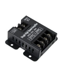 GloboStar® 73396 DC Power & Signal High Speed Amplifier Ενισχυτής Ισχύος & Σήματος Υψηλών Ταχυτήτων 1 Καναλιού DC 5-24V 1 x 30A 360W – Max 30A 360W – IP20 – Single Color – Μ6.3 x Π6.7 x Υ2cm – 2 Χρόνια Εγγύηση