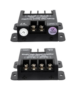 GloboStar® 73396 DC Power & Signal High Speed Amplifier Ενισχυτής Ισχύος & Σήματος Υψηλών Ταχυτήτων 1 Καναλιού DC 5-24V 1 x 30A 360W – Max 30A 360W – IP20 – Single Color – Μ6.3 x Π6.7 x Υ2cm – 2 Χρόνια Εγγύηση