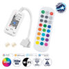 GloboStar® 73404 Ασύρματος Smart Home Wi-Fi LED RGBW Controller με 2 Εξόδους RGBW και Χειριστήριο 2.4Ghz RF DC 12V Max 144W – DC 24V Max 288W