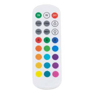GloboStar® 73404 Ασύρματος Smart Home Wi-Fi LED RGBW Controller με 2 Εξόδους RGBW και Χειριστήριο 2.4Ghz RF DC 12V Max 144W – DC 24V Max 288W