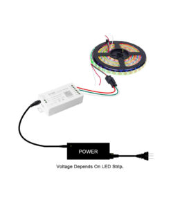 GloboStar® 73409 SP108E Ασύρματος WiFi LED FULL COLOR Magic Digital Pixel Controller iOS/Android για LED Digital Πολύχρωμα και Μονόχρωμα Προϊόντα DC 5-24V 1 x 2048 IC Max