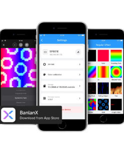 GloboStar® 73415 SP801E Ασύρματος WiFi Art-Net LED FULL COLOR Magic Digital Pixel Controller iOS/Android για LED Digital Πολύχρωμα και Μονόχρωμα Προϊόντα DC 5-24V 4 x 1024 IC Max