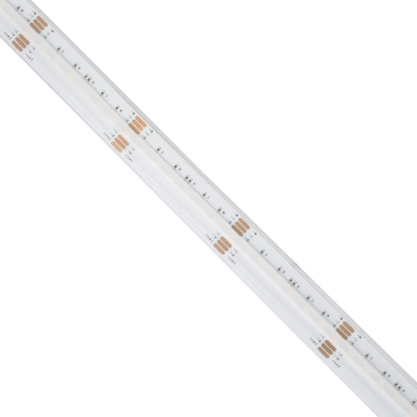 GloboStar® BEE 73416 Ταινία LED 18W/m 1800lm/m 120° DC 24V Αδιάβροχη IP67 – 840 x Micro 5in1 SMD COB LED Chip/Μέτρο – Μ5000 x Π14 x Υ4mm – Ρολό 5 Μέτρων – Πολύχρωμη RGBW+WW – 5 Χρόνια Εγγύηση