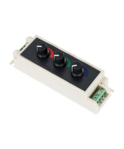 GloboStar® 73419 DC RGB Dimmer Controller 3 Καναλιών DC 12V 3 x 9A 144W – Max 27A 144W – IP20 Μ13 x Π4 x Υ4.5cm – 3 Χρόνια Εγγύηση
