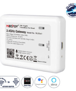 GloboStar® 73423 Mi-Light MiBOXER WL-Box1 – Smart 2.4GHz Gateway Bridge to WiFi-IEEE 802.11b/g/n DC 5V / 500mA