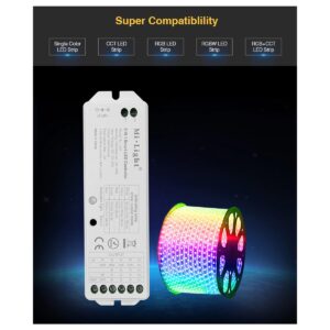 GloboStar® 73423 Mi-Light MiBOXER WL-Box1 – Smart 2.4GHz Gateway Bridge to WiFi-IEEE 802.11b/g/n DC 5V / 500mA