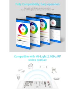 GloboStar® 73423 Mi-Light MiBOXER WL-Box1 – Smart 2.4GHz Gateway Bridge to WiFi-IEEE 802.11b/g/n DC 5V / 500mA