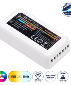 GloboStar® 73433 Mi-Light MiBOXER FUT039 – Ασύρματος RF 2.4GHz 433MHz RGBW+WW LED Strip Controller DC 12V-24V Max 10A