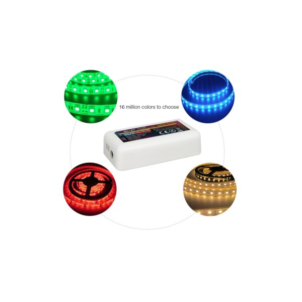GloboStar® 73433 Mi-Light MiBOXER FUT039 – Ασύρματος RF 2.4GHz 433MHz RGBW+WW LED Strip Controller DC 12V-24V Max 10A