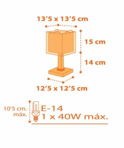Dinos κομοδίνου παιδικό φωτιστικό Ango – 73451
