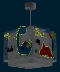 Dinos κρεμαστό παιδικό φωτιστικό οροφής Ango – 73452