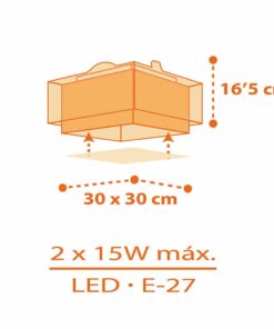 Dinos πλαφονιέρα οροφής Ango – 73456