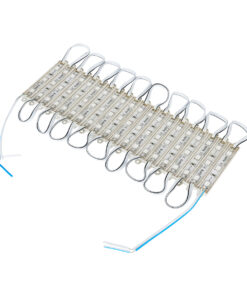 GloboStar® 73705 20 Τεμάχια x LED Modules 3 x SMD 5050 0.8W 50lm DC 12V – Αδιάβροχο IP66 – Μπλε – 2 Χρόνια Εγγύηση