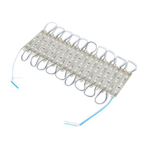 GloboStar® 73705 20 Τεμάχια x LED Modules 3 x SMD 5050 0.8W 50lm DC 12V – Αδιάβροχο IP66 – Μπλε – 2 Χρόνια Εγγύηση