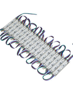 GloboStar® 73706 20 Τεμάχια x LED Modules 3 x SMD 5050 0.8W 50lm DC 12V – Αδιάβροχο IP66 – RGB – 2 Χρόνια Εγγύηση