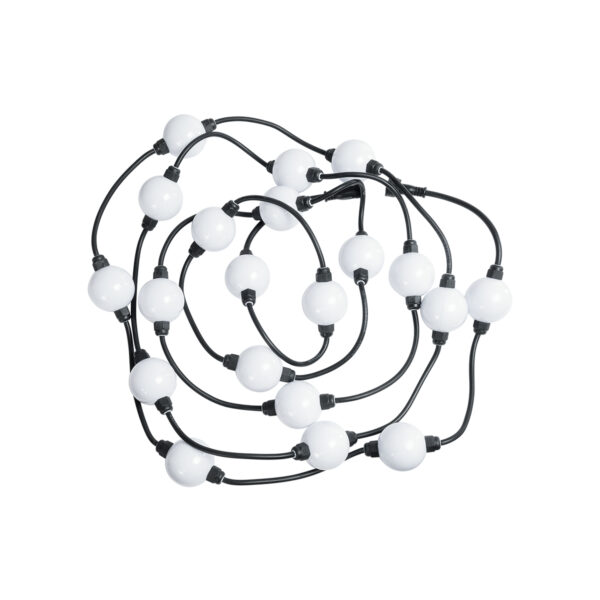 GloboStar® 73722 Digital Pixel Addressable Facade Module Chain String with 20 Spots – Ψηφιακή Αλυσίδα – Γιρλάντα με 20 Σποτ LED SMD 3535 30W 60LED 20PIXEL SPI/TTL Protocol IC WS2811/SM16703P 1300lm 360° DC 12V Αδιάβροχο IP67 Πολύχρωμο RGB – Φ5 x Μ460cm – 3 Χρόνια Εγγύηση