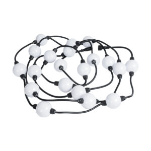 GloboStar® 73722 Digital Pixel Addressable Facade Module Chain String with 20 Spots – Ψηφιακή Αλυσίδα – Γιρλάντα με 20 Σποτ LED SMD 3535 30W 60LED 20PIXEL SPI/TTL Protocol IC WS2811/SM16703P 1300lm 360° DC 12V Αδιάβροχο IP67 Πολύχρωμο RGB – Φ5 x Μ460cm – 3 Χρόνια Εγγύηση