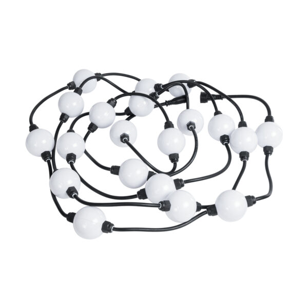 GloboStar® 73722 Digital Pixel Addressable Facade Module Chain String with 20 Spots – Ψηφιακή Αλυσίδα – Γιρλάντα με 20 Σποτ LED SMD 3535 30W 60LED 20PIXEL SPI/TTL Protocol IC WS2811/SM16703P 1300lm 360° DC 12V Αδιάβροχο IP67 Πολύχρωμο RGB – Φ5 x Μ460cm – 3 Χρόνια Εγγύηση