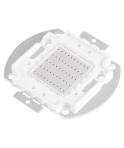 GloboStar® 73768 Υψηλής Ισχύος LED COB BRIDGELUX 50W 2500lm DC 20-24V – Μ5.6 x Π5.2 x Υ0.6cm – Κόκκινο – 2 Χρόνια Εγγύηση