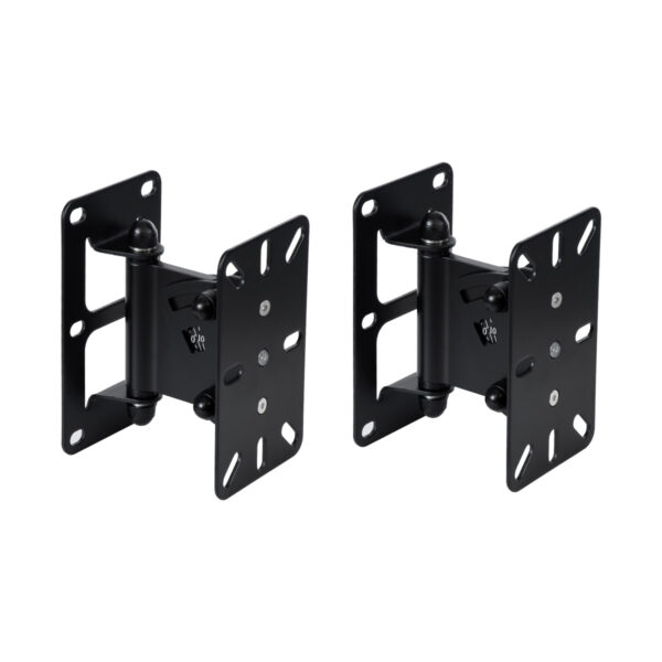 GloboStar® FDB K806-WB2 98030 Speaker Base Wall Bracket - Επιτοίχια Ρυθμιζόμενη Βάση Ηχείου για Τοποθέτηση Συστήματος Κολωνάτων Ηχείων K806 - IP20 - Μαύρο - Μ9.5 x Π11.5 x Υ16cm - Ζεύγος