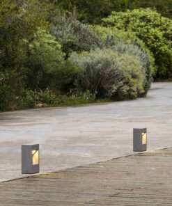 CAST BEACON LAMP DARK GREY CONCRETE H300MM 10W LED 3000Κ FARO – 74155