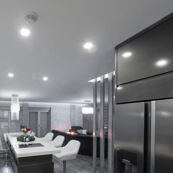 LED Panel Τετράγωνο Χωνευτό Λευκό Ρυθμιζόμενο 24W V-TAC PRO Samsung Chip 120° 1800lm 22.3×22.3 Θερμό Λευκό 3000K – 742