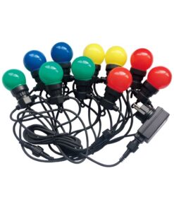 Αδιάβροχο φωτιστικό γιρλάντα 10m με 20 λάμπες RGB+Κίτρινο V-TAC – 7438