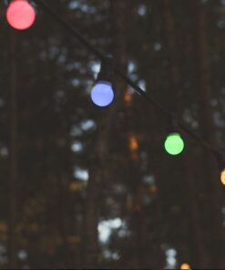 Αδιάβροχο φωτιστικό γιρλάντα 10m με 20 λάμπες RGB+Κίτρινο V-TAC – 7438