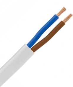 ΚΑΛΩΔΙΟ ΕΥΚΑΜΠΤΟ H05VV-F 2Χ1,5mm² ΛΕΥΚΟ (100m/roll) EUROLAMP – 150-13103