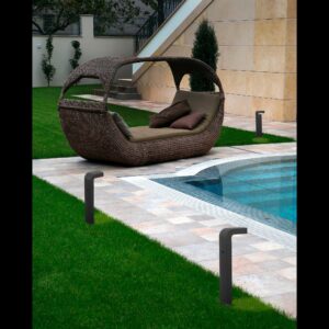 KLAMP DARK GREY BEACON 1 X E27 FARO – 74411