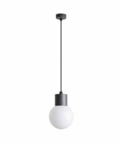 MOON DARK GREY PENDANT LAMP 1XE27 FARO – 74427C-01