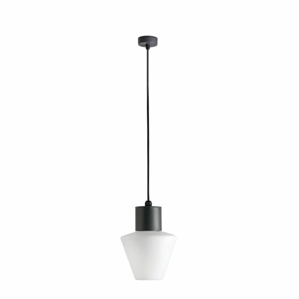 MISTU DARK GREY PENDANT LAMP 1XE27 FARO - 74427C-02