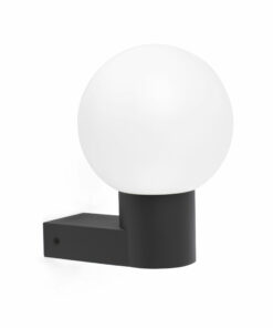 MOON DARK GREY WALL LAMP 1XE27 FARO – 74432A-01