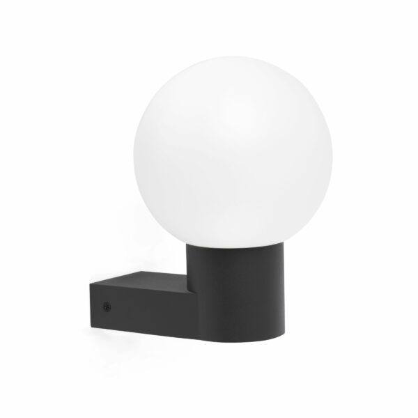 MOON DARK GREY WALL LAMP 1XE27 FARO - 74432A-01