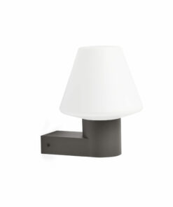 MISTU DARK GREY WALL LAMP 1XE27 FARO – 74432A-02