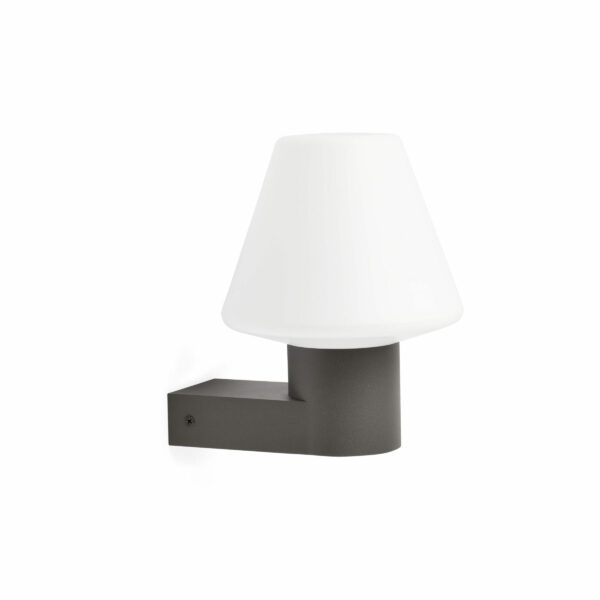 MISTU DARK GREY WALL LAMP 1XE27 FARO - 74432A-02