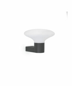 BLUBS DARK GREY WALL LAMP1XE27 FARO – 74432A-03