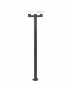 BLUBS DARK GREY LAMPPOST 2XE27 FARO – 74435F2-03
