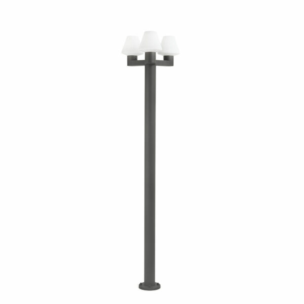 MISTU DARK GREY LAMPPOST 3XE27  FARO - 74436F3-02