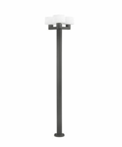 MUFFIN DARK GREY LAMPPOST 3XE27  FARO – 74436F3-04