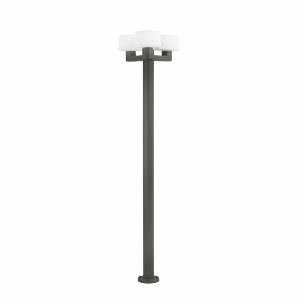 MUFFIN DARK GREY LAMPPOST 3XE27  FARO - 74436F3-04