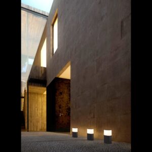 DATNA DARK GREY POST LAMP 1 X E27  H29cm FARO – 74441